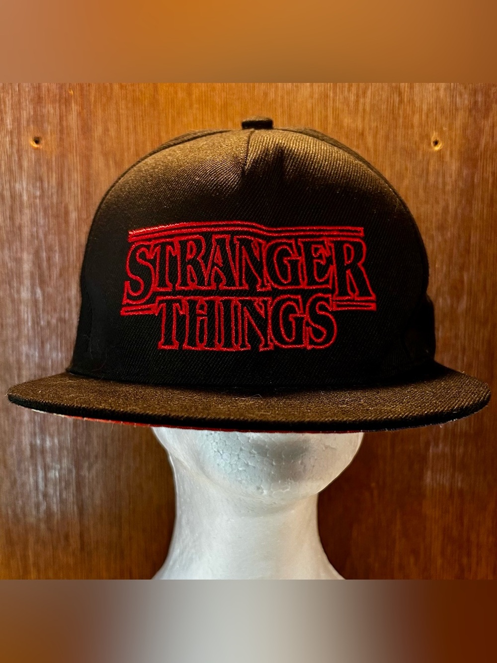 NWT Stranger Things Loungefly Snapback Hat - Official Netflix Merchandise